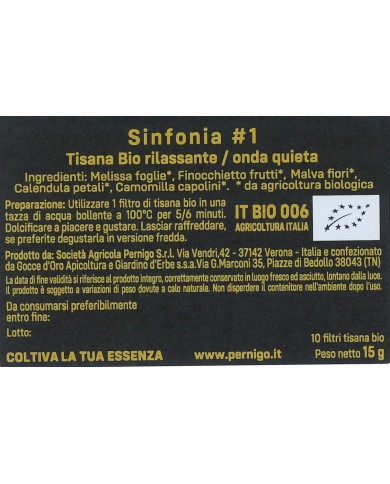 Symphony 1 Herbal Tea - Quiet Wave Symphony 1 Herbal Tea - Quiet Wave